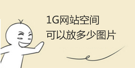 1G的網(wǎng)站空間可以放多少圖片